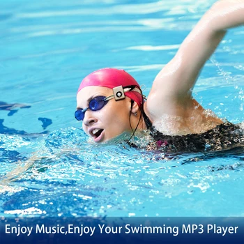 Mini Vandeniui Plaukimo MP3 Grotuvas Sporto Veikia Jodinėjimas Žirgais MP3 Sereo Walkman Muzikos MP3 Grotuvas Su FM Radijo Hi-Fi Įrašą