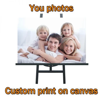 Individualizuotos Jūsų Nuotraukas ant Drobės Pasirinktinis Vandeniui Spray Spausdinimo Užsakymą Plakato ir Print Custom Jūsų Nuotraukų Namų Puošybai