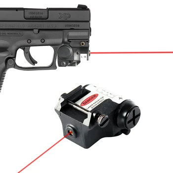 Taktinis Kompaktiškas Žalia/Raudona/IR lazeris Lazerio Akyse Rodyklė su Picatinny Rail Tinka Walther P22 Jautis G2C CZ 75 SP-01