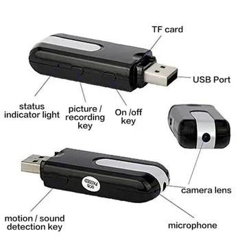 Nešiojamų Mini Kamera HD 1080P Naktinio Matymo Kamera, Belaidė Mikro Kamera Judesio Aptikimo Namų Apsaugos Kamera, Vaizdo Diktofonas