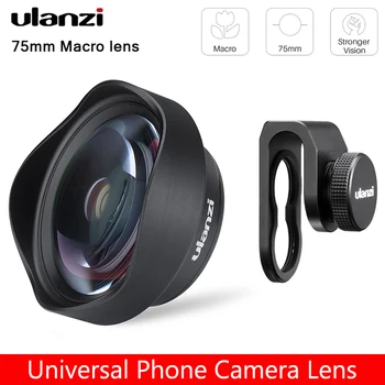 ULANZI 10X Macro Telefono Fotoaparato Objektyvas Universalus Objektyvas, skirtas 