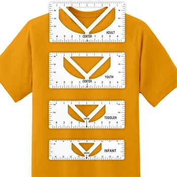Marškinėliai Apykaklės Derinimo Įrankis Valdovas Vadovas T-Shirt Vinilo Vadovas - Sublimacijos Piešimo Šabloną Amatų Įrankių Rinkinys Siuvimo Accesso