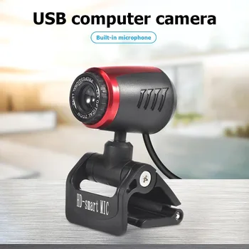 USB web Kamera su įmontuotu Mikrofonu Kompiuterio HD Web Kamera, skirta 