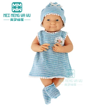 Lėlės drabužių 43-45cm žaislas naujas gimęs lėlės priedai Kūdikių kostiumas suknelė