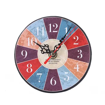 Senovinių Medinių Sieninis Laikrodis Modernus Dizainas, Vintage Kaimiškas Retro Laikrodis Home Office Kavinė Virtuvės Puošmena, Meno Didelės Sienos Žiūrėti