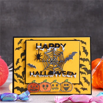 InLoveArts Happy Halloween Metalo pjovimo miršta 