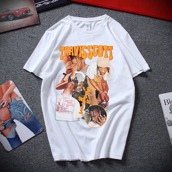 Geriausias pardavėjas Scott Travis Spausdinti Medvilnės marškinėliai Prarasti Dizaino Laisvalaikio Stiliaus Tee Hip-Hop Trumpas Rankovės dėl vienos Lyties negabaritinių marškinėliai