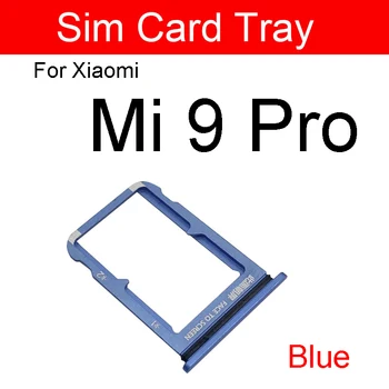 Sim Kortelės Dėklas Lizdo Laikiklį Xiaomi Mi 9 Lite 9se 9T Mi9 Pro Micro SD Reader Sim Kortelės Scoket Adapteris, Pakeitimas, Remontas, Dalys
