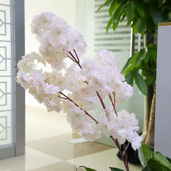 Dirbtinio Šilko Cherry Blossom Modeliavimas Dirbtinių Gėlių Sakura Sodo Kambarį Vestuvių Namų Dekoro Priedai
