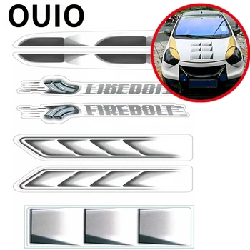 OUIO 3D Modeliavimas Automobilių Stiliaus Lipdukai Lipdukai Peugeot 206 307 308 407 207 508 208 406 2008 Lada Vesta Granta Priora Kalina