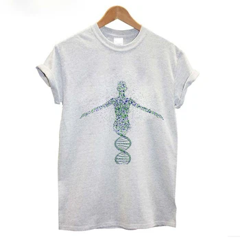 Genų vyras Naujovė Sarkastiškas, juokingi marškinėliai moterims Mokslas, Chemija, Biologija streetwear T shirt Cool marškinėliai homme viršuje harajuku
