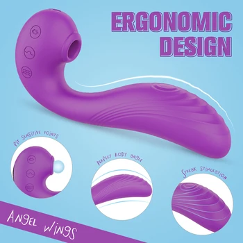 Klitorio stimuliatorius siurbimo suaugusiųjų sekso žaislai moterims, oralinis seksas, liežuvio spenelių vibratorius clit klitorio gyvis porų sexuales