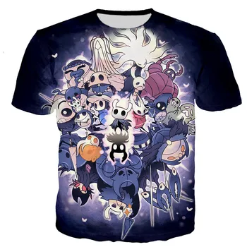 Žaidimas Tuščiaviduriai Riteris T Marškinėliai Vyrams/moterims 3D Tuščiaviduriai Riteris Atspausdintas T-shirt Atsitiktinis Harajuku T-shirt Streetwear Negabaritinius
