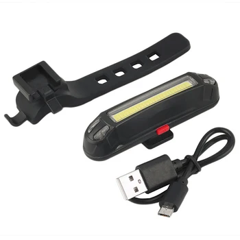 6 Blykstės Režimai Galiniai Saugos Įspėjimas, Šviesos Nuoma, Šviesos Priekinių žibintų Kalnų Dviratį Dviračiu LED Lempa USB Dviračių Priedų