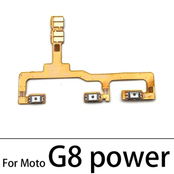Garsumo Mygtukas Maitinimo Jungiklis On Off Flex Kabelis Moto G4 G5 G5S G6 G7 G8 G9 Žaisti Plius Galios Lite Vienas Sintezės Plius Veiksmų Vizija
