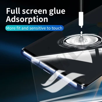 2/1Pcs 9D apsauginė plėvelė Huawei nova 7 8 mate 20 30 30E 40 pro plus RS 40E 30 P40 UV grūdintas stiklas telefono screen protector