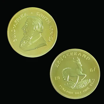 1967 Pietų Afrika, Saudo Africa Krugerrand 1OZ Aukso Monetos Paul Kruger Žetono Vertės, Kolekcines, Monetas