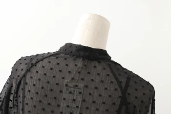 Pavasario naujus produktus ponios nėriniai suknelė penkių taškų rankovėmis megztinis suknelė 2 dalių sujungimas suknelė moterims