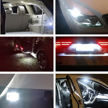 10x T10 W5W LED Lemputės Automobilių Salono Šviesos Volvo XC60 XC90 S60 V70 S80 S40 V40 V50 XC70 V60 C30 850 C70 XC 60 940 740 S70