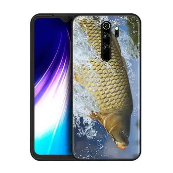 Pagrindinio Karpių Žvejybos Gumos Xiaomi Redmi K30S K30 Ultra 9A 9C 9 10X K20 Pro 5G S2 8A 8 7A 7 6 6A 5 4X Soft Black Telefono dėklas