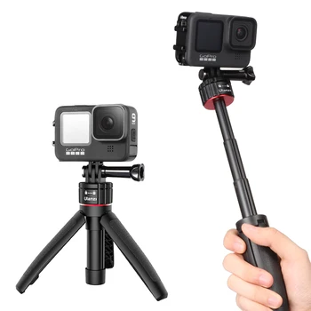 Ulanzi Greitai Perjungti Pratęsti Gopro Stick Trikojo Gopro 9 8 7 Max Veiksmų Fotoaparato Vlog Trikojo Selfie Priedai