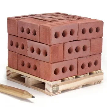 56Pcs Mini Cemento Gargažė Plastiko, Plytų Statyti Savo Maža Sienos Mini Raudonų Plytų Švietimo Žaislai Vaikams, Statyba Blokai