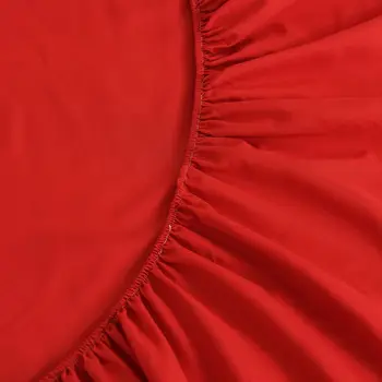 Bonenjoy Įrengtas Lakštai Su Elastinga Karalienė King Size Dvivietis paklodės Raudonos Spalvos Lova Padengti sabanas cama 150 Čiužinių užvalkalai