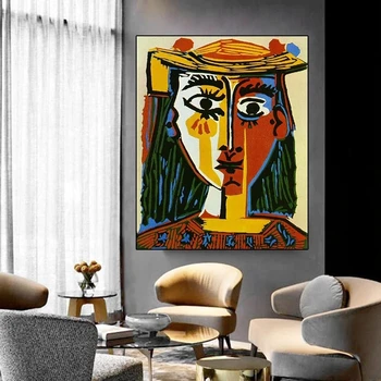 Drobė, Tapyba Abstrakčiai Pablo Picasso Kubizmo, Plakatų ir grafikos Quadros Sienos Meno Nuotrauką Kambarį Sienų Apdailai Cuadro