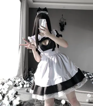 Seksualus Kambarinės Apranga Moterims, Cosplay Kostiumai, Lolita Dress Anime apatinis Trikotažas Vienodas Pagundai Roleplay Helovinas CostumeErotic Porno
