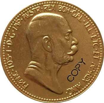 1908 Austrija - Habsburgų 20 Corona monetų KOPIJOS
