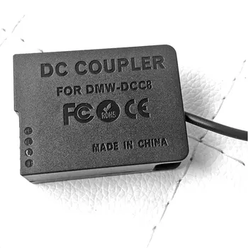 DCC8 Baterija DC Jungtis NT-BLC12 BLC12PP už Panasonic Lumix DMC-FZ200 G5 G6 G80 G85 G5K GH2K GH2S Fotoaparato Prijunkite Perjungimo