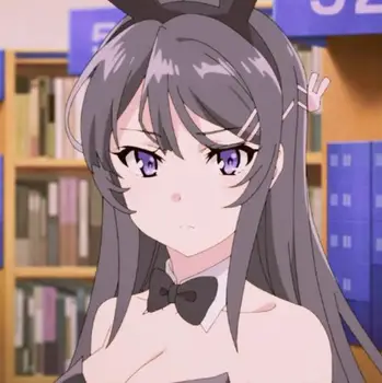 Sakurajima Mai Plaukų Įrašą Anime Seishun Buta Yarou Serijos Kawaii Lolita Girls Triušis Cosplay Priedai Staigius Rožinė Galvos Apdangalai