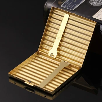 Karšto Derliaus Vario Cigarečių Atveju 20 Lazdos Nešiojamų 70MM Cigarečių Dėžės Tabako Turėtojai Anti-slėgio Rūkymo Reikmenys