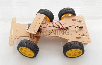 Vairo variklį, 4 ratų 2 Motorinių Protingas Robotas Automobilių Važiuoklės rinkiniai 
