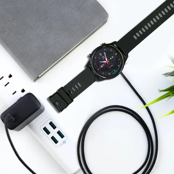 Tipas-C Įkrovimo Kabelis Laido Bazės Dokas Įkroviklis Adapteris Stovėti Xiaomi Mi Žiūrėti Spalva Smart Laikrodį Smartwatch Priedų