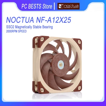 Noctua NF-A12x25 120mm 12V 3Pin/PWM 4Pin ramioje Radiatoriaus Ventiliatorius Protingas temperatūros valdymo Kompiuterio Atveju Vandens aušinimo ventiliatorius