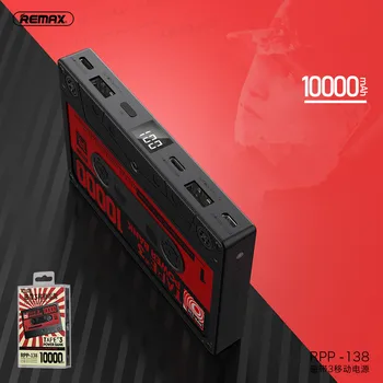 Remax proda 4000mAh galia banko Juostos Dizainas powerbank su led Ultra Plonas Mini Nešiojamieji Išorės Baterijos Kroviklis, skirtas 
