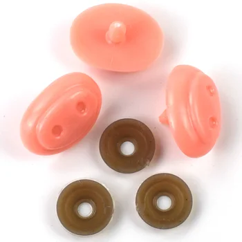 20Sets Plastiku Ovalo formos Kiaulių Nosies Žaislai Akių Poveržlės Lėlės Žaislas Priedai 
