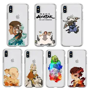 Avatar the Last Airbender anime Telefono dėklas Skaidri minkšta iphone 5 5s 5c se 6 6s 7 8 11 12 plus x mini xs xr pro max