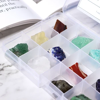 15 rūšių Natūralių kristalų akmens Žaliava Mineralinių Egzempliorių Nereguliarus, kalnų Krištolas Surinkimo mokslinių Tyrimų ir Mokymo Namų Dekoro