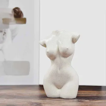 Moteris, Žmogaus Kūno Skulptūros Meno Dizaino Vaza Džiovintų Gėlių Modeliavimas Dervos Butelis Namų Puošybai Svetainės Stalo Reikmenys