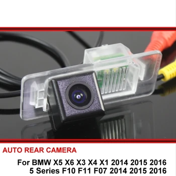 BMW X5 X6 X3 X4 X1 5 F10 F11 F07-2016 m. HD CCD Automobilį Atbuline Atsarginės galinio vaizdo Stovėjimo Galinio vaizdo Kamera, Naktinio Matymo SONY