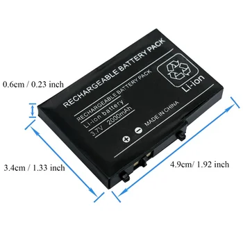 3.7 V Įkraunama Ličio-jonų Baterijos Pakeitimo Įrankių Paketą Su Mini Atsuktuvas Nintendo DS Lite NDSL