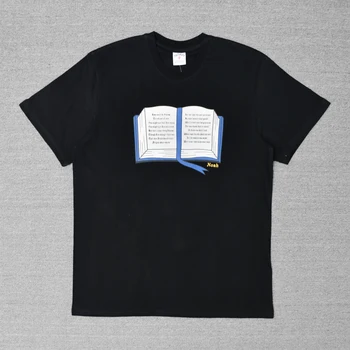 2021 Naujas NOJUS Meistrų KNYGA, T-marškinėliai Vyrams, Moterims, Aukštos Kokybės Knygos Logotipas Spausdinti NOJUS Tee Apykaklės Žymeklį Etiketės Viršūnes Trumpas Rankovės