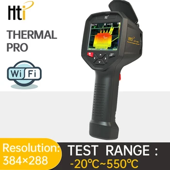 HTI HT-H8 WIFI Infraraudonųjų Terminio Vaizdavimo Kameros Usb Nešiojamą Temperatūros Automatinio Sekimo Įkrovimo 3.5 TFT