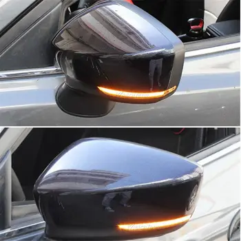 Dinaminis LED Posūkio Signalo Lemputė, Automobilio Galinio vaizdo Šoniniai Veidrodėliai Indikatorių, Skirtą 