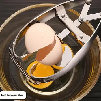 Nešiojamų Kiaušinio Lukšto Jungiklis Nerūdijančio Plieno Daugiafunkcį Kiaušinių Cutter Virtuvės Reikmenys Kiaušinių Striptizo Įtaisą
