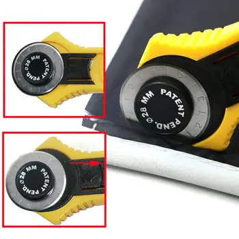 28mm Kratinys Roller Rato Turas Peiliu Odos Audinio Tapetai Pjovimo Diskiniai Cutter 