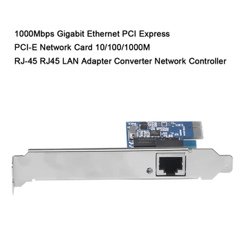 Kebidu PCI Express PCI-E Tinklo plokštė 1000Mbps Gigabit Ethernet 10/100/1000M RJ-45 LAN Adapteris Keitiklis, Tinklo Valdytojas