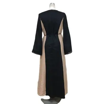 F8849-1 Arabų, Artimųjų Rytų Musulmonų apdaras nėrinių sijonas Ramadanas ilgai kraft šilko suknelė, kad islamo moterys, Arabų suknelė naują dubajus